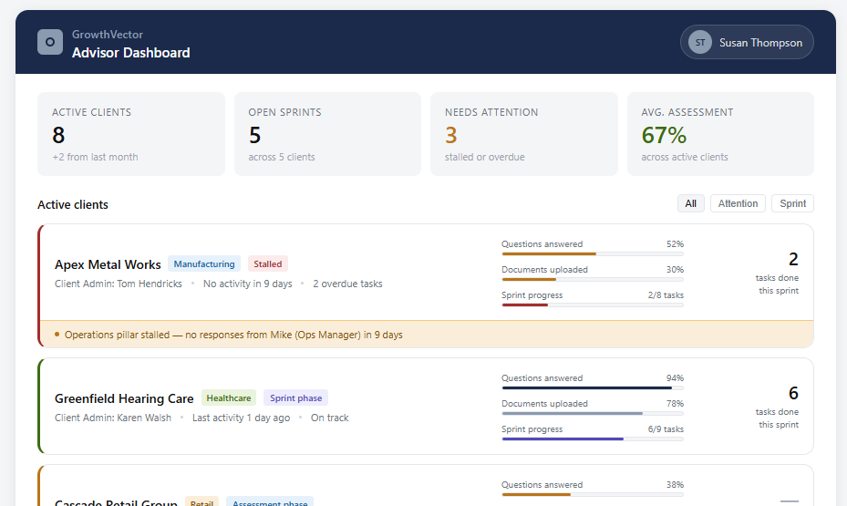 GV Advisor Dashboard